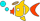 Angelfish Swimming Logo